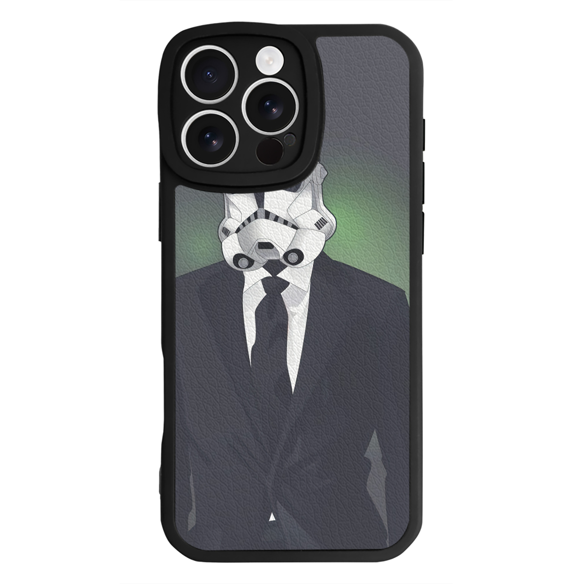 （画像用） スター・ウォーズ Star Wars 【iPhone 16シリーズ対応】シリコンスマホケース（レザー調） 材質：シリコン